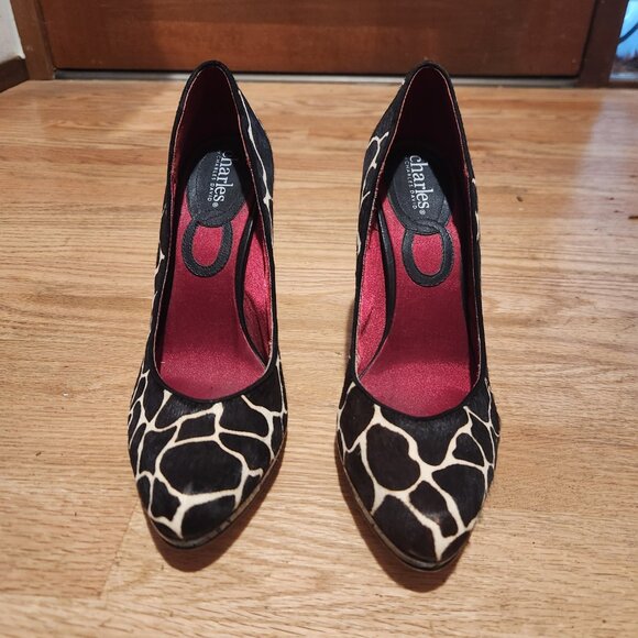 Charles by Charles David Animal Print Pumps sz 7 - Picture 2 of 3